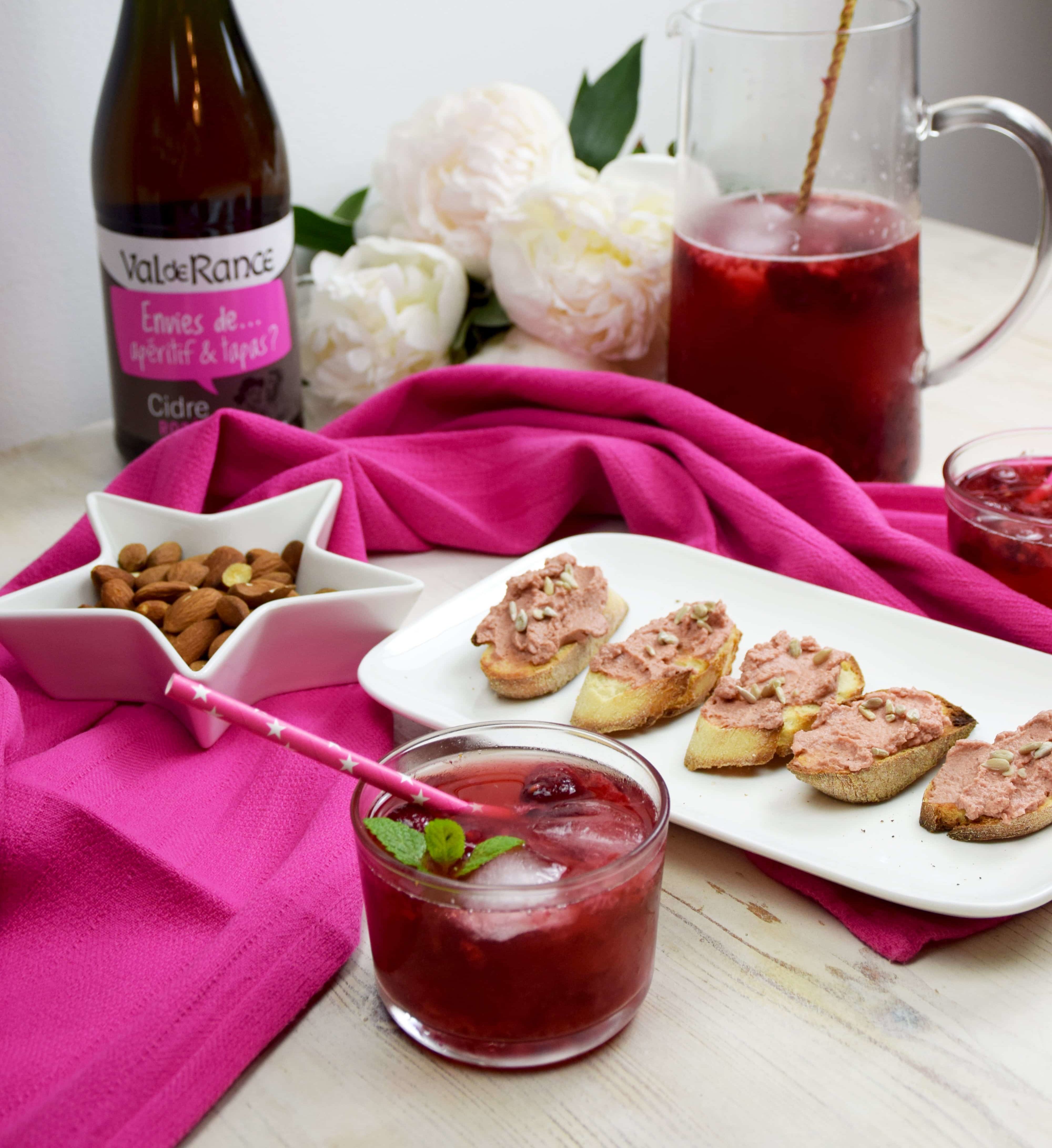 Cocktail Framboisine au cidre - Val de Rance