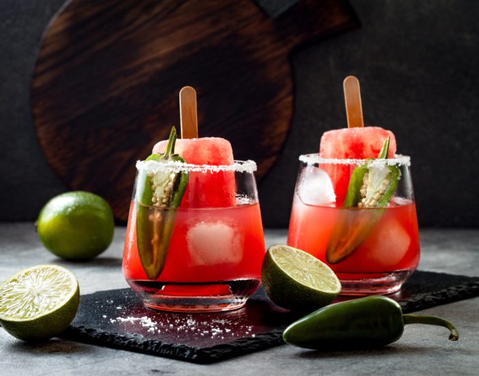 Poptail cidre rosé