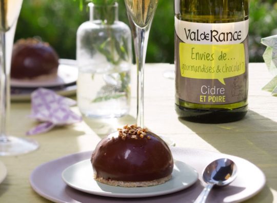 Dômes croquants, chocolat noisette et cidre Poire Envies de...