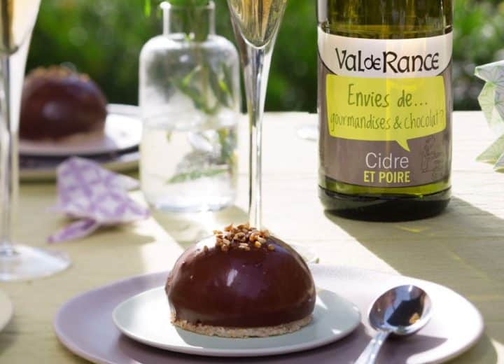Dômes croquants, chocolat noisette et cidre Poire Envies de...